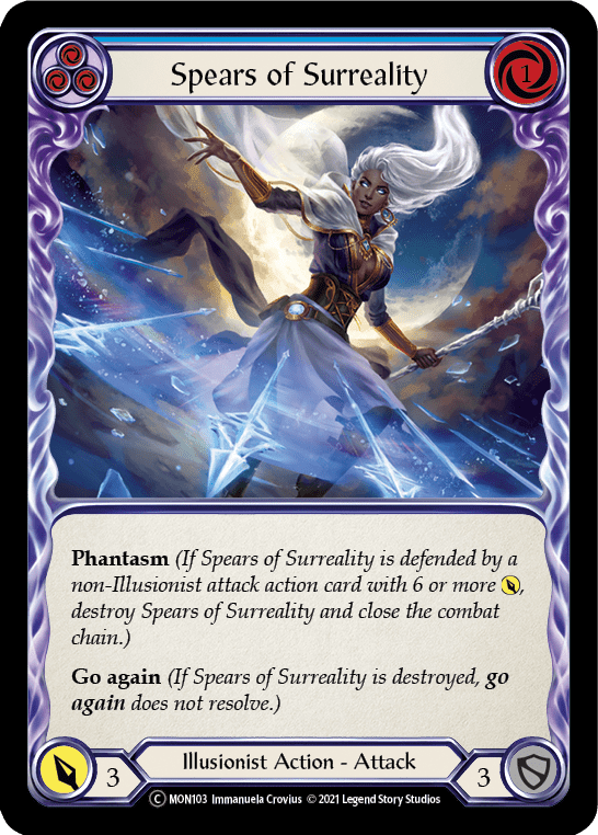 Flesh And Blood Flesh And Blood Single Spears of Surreality (Blue) [U-MON103] Unlimited Normal