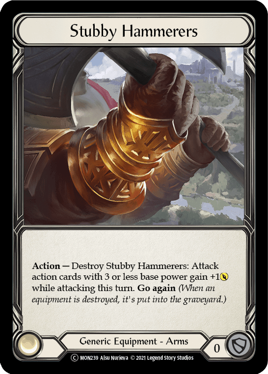 Flesh And Blood Flesh And Blood Single Stubby Hammerers [U-MON239-RF] Unlimited Rainbow Foil
