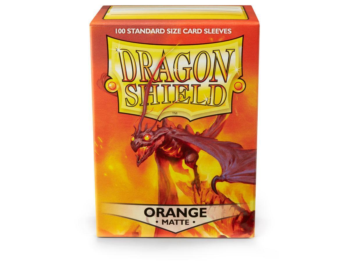 LaBoîteMystère DRAGON SHIELD SLEEVES MATTE ORANGE 100CT