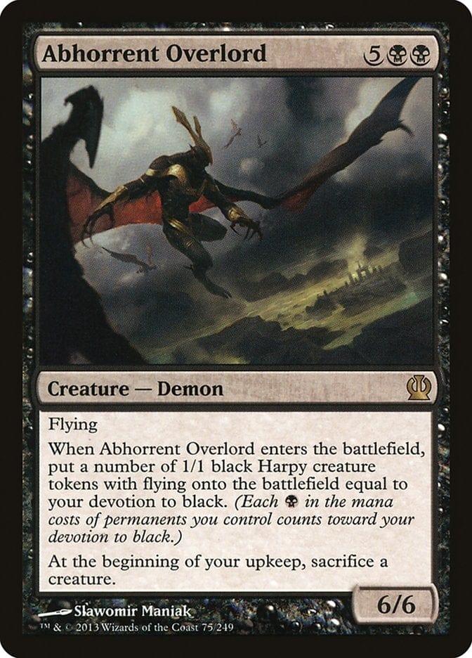 Magic: The Gathering MTG Single Abhorrent Overlord [Theros]