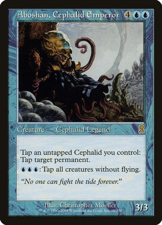 Magic: The Gathering MTG Single Aboshan, Cephalid Emperor [Odyssey]