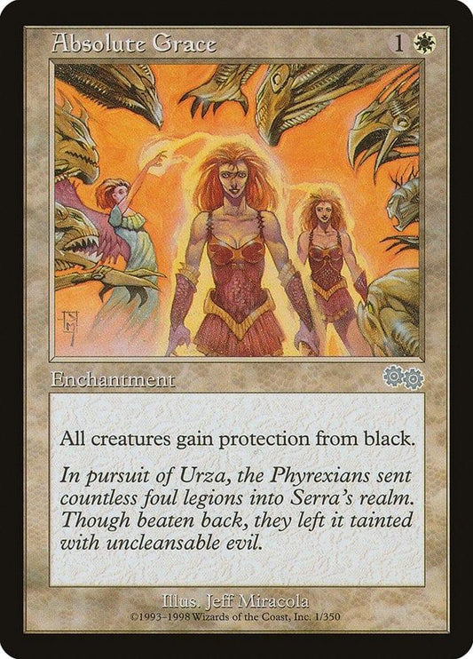 Magic: The Gathering MTG Single Absolute Grace [Urza's Saga]