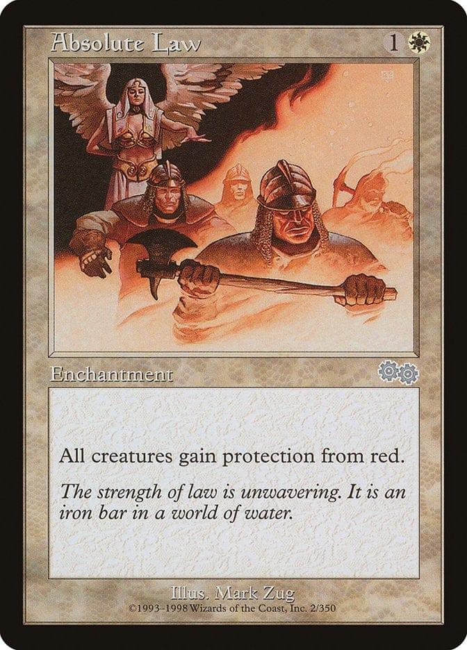 Magic: The Gathering MTG Single Absolute Law [Urza's Saga]