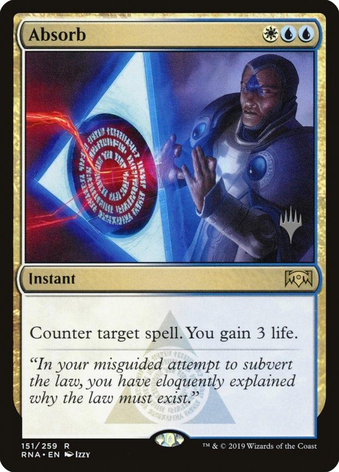 Magic: The Gathering MTG Single Absorb (Promo Pack) [Ravnica Allegiance Promos]