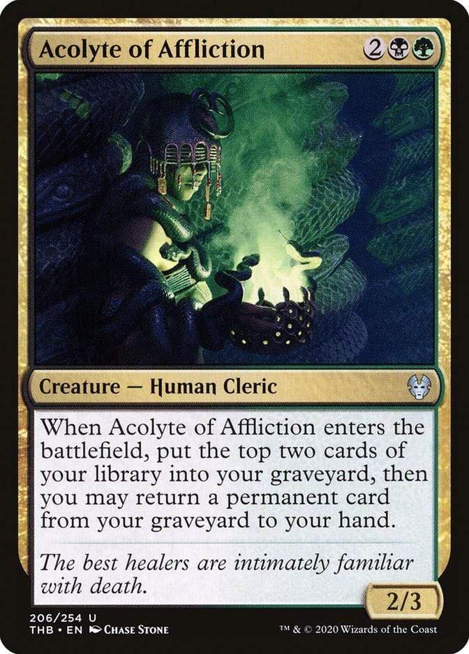 Magic: The Gathering MTG Single Acolyte of Affliction [Theros Beyond Death]
