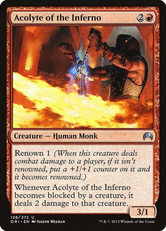 Magic: The Gathering MTG Single Acolyte of the Inferno [Magic Origins]