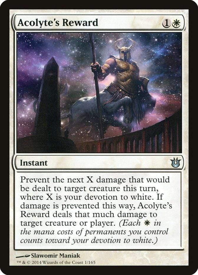 Magic: The Gathering MTG Single Acolyte's Reward [Born of the Gods]