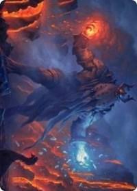Magic: The Gathering MTG Single Aegar, the Freezing Flame Art Card [Kaldheim: Art Series]