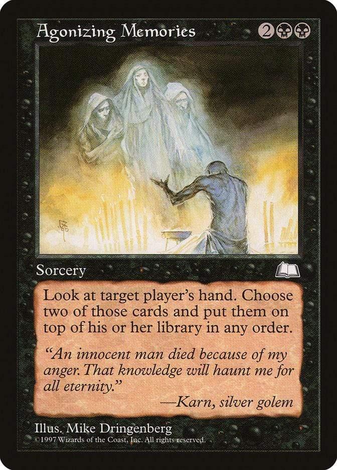 Magic: The Gathering MTG Single Agonizing Memories [Weatherlight]