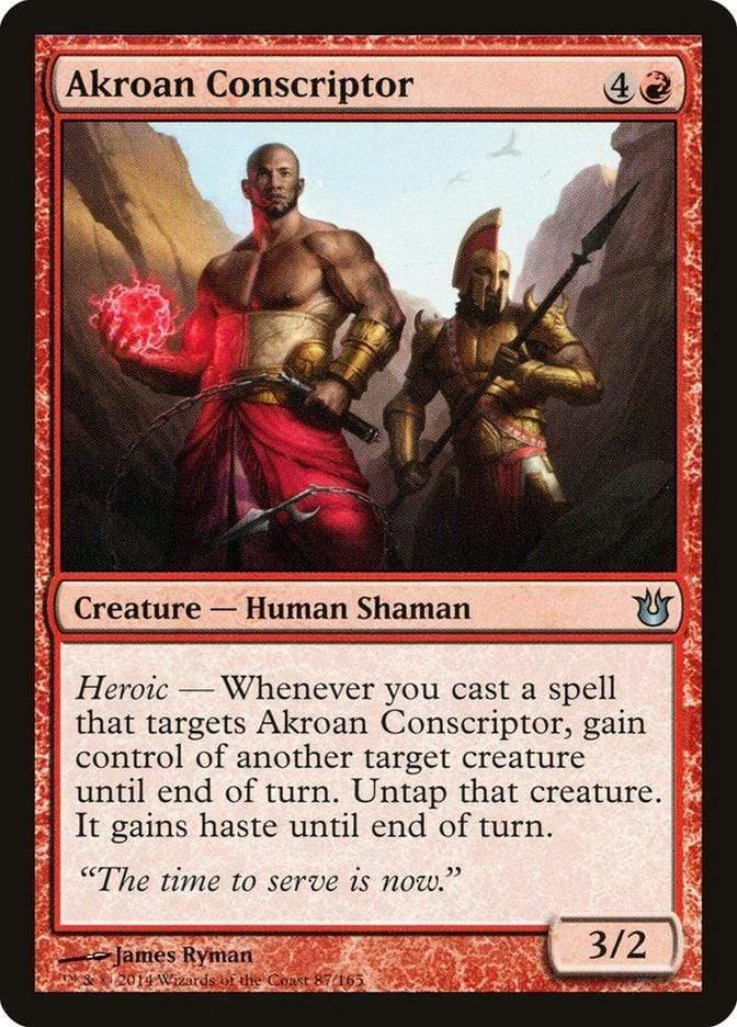 Magic: The Gathering MTG Single Akroan Conscriptor [Born of the Gods]