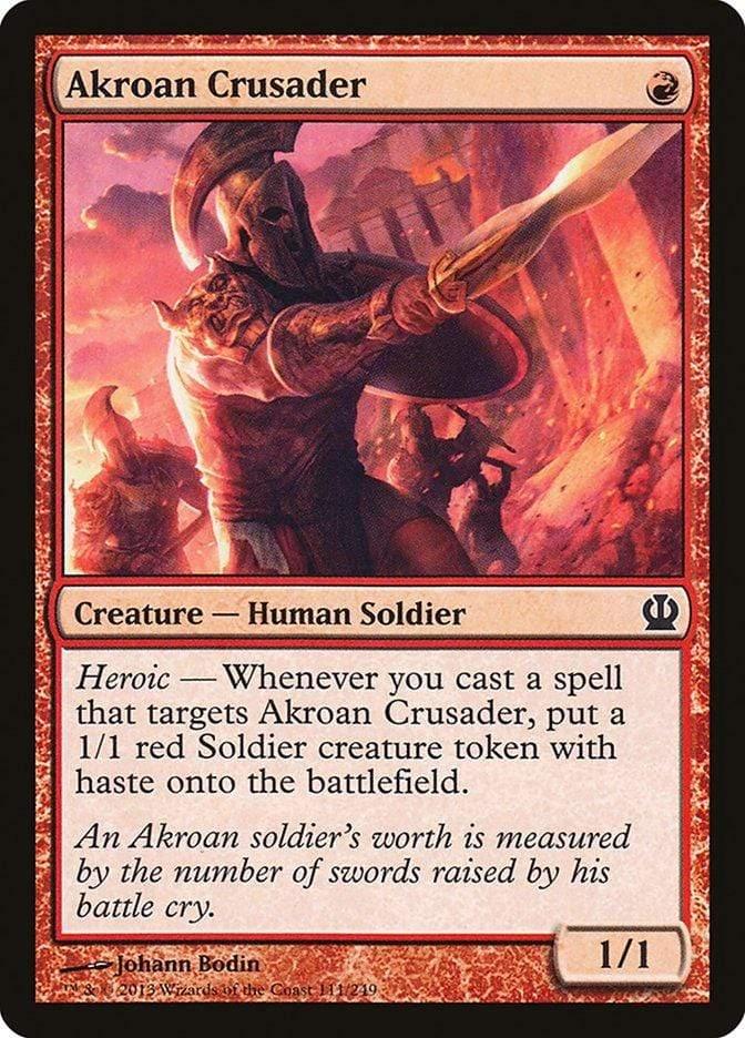 Magic: The Gathering MTG Single Akroan Crusader [Theros]