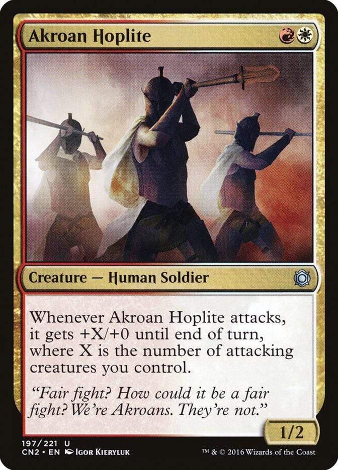 Magic: The Gathering MTG Single Akroan Hoplite [Conspiracy: Take the Crown]