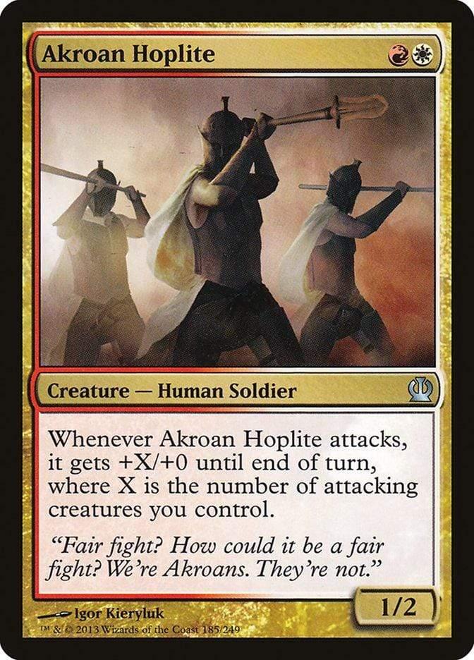 Magic: The Gathering MTG Single Akroan Hoplite [Theros]