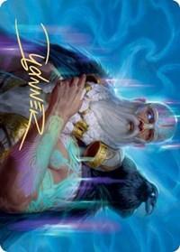 Magic: The Gathering MTG Single Alrund, God of the Cosmos Art Card (Gold-Stamped Signature) [Kaldheim: Art Series]