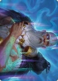 Magic: The Gathering MTG Single Alrund, God of the Cosmos Art Card [Kaldheim: Art Series]