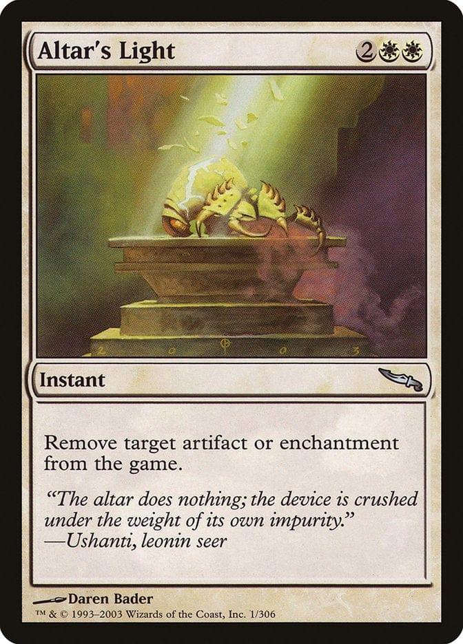 Magic: The Gathering MTG Single Altar's Light [Mirrodin]