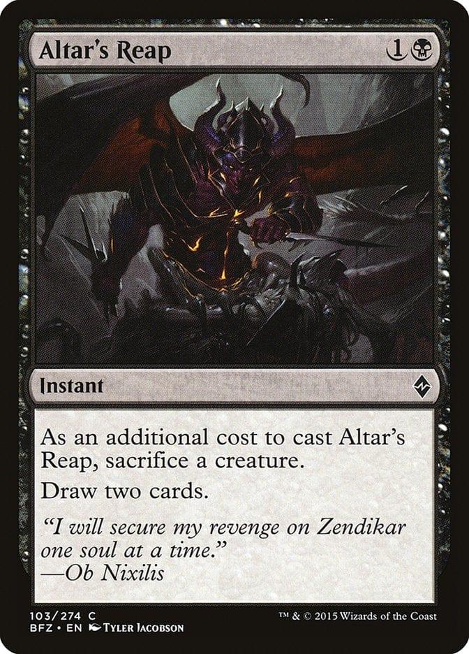 Magic: The Gathering MTG Single Altar's Reap [Battle for Zendikar]