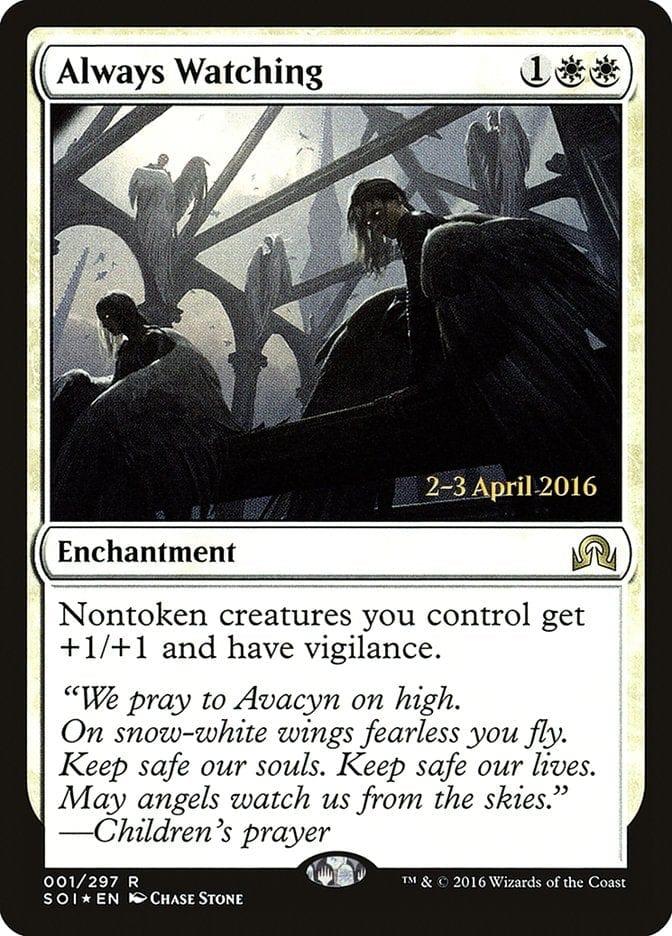 Magic: The Gathering MTG Single Always Watching [Shadows over Innistrad Prerelease Promos]