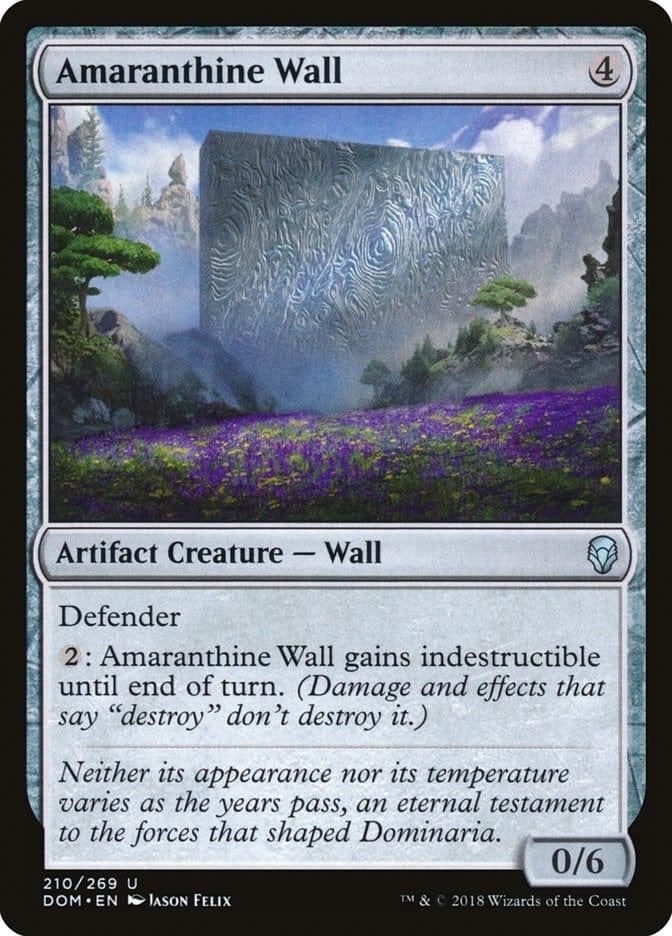 Magic: The Gathering MTG Single Amaranthine Wall [Dominaria]