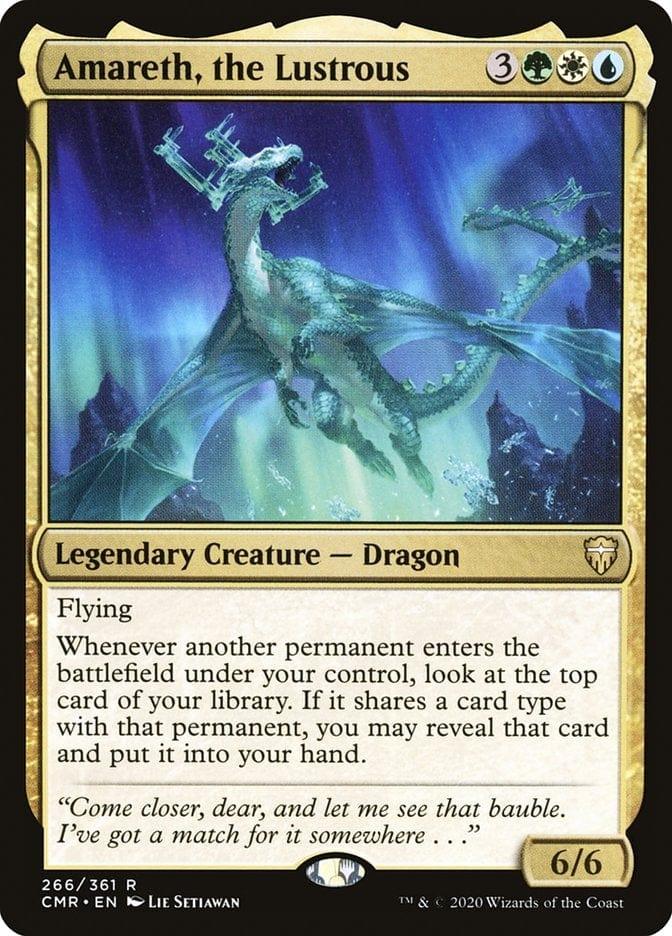 Magic: The Gathering MTG Single Amareth, the Lustrous [Commander Legends]