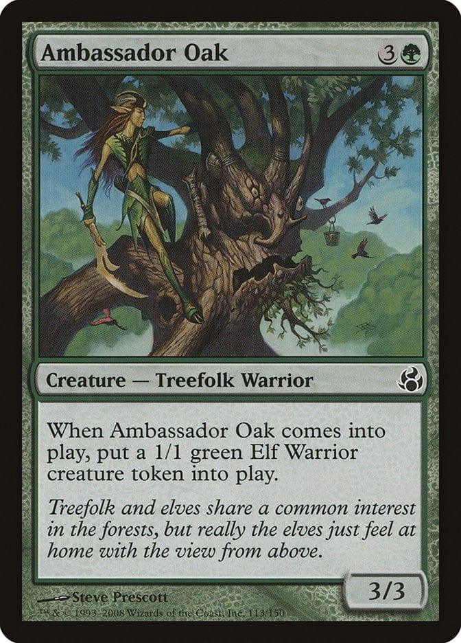 Magic: The Gathering MTG Single Ambassador Oak [Morningtide]