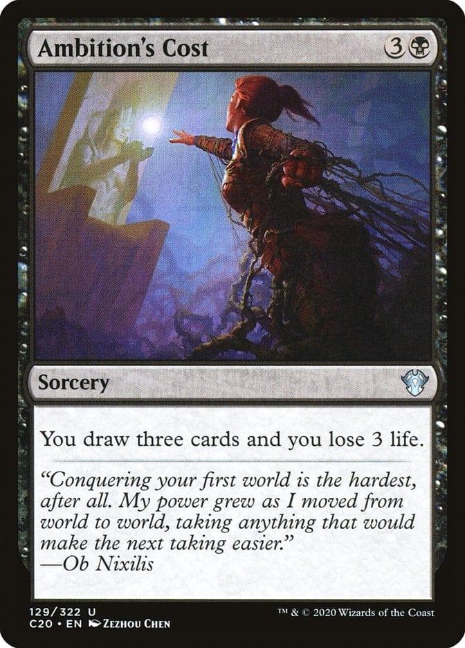 Magic: The Gathering MTG Single Ambition's Cost [Commander 2020]
