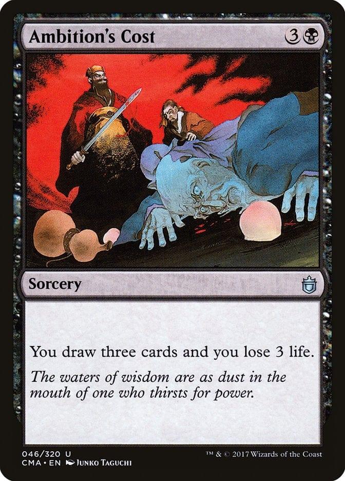 Magic: The Gathering MTG Single Ambition's Cost [Commander Anthology]