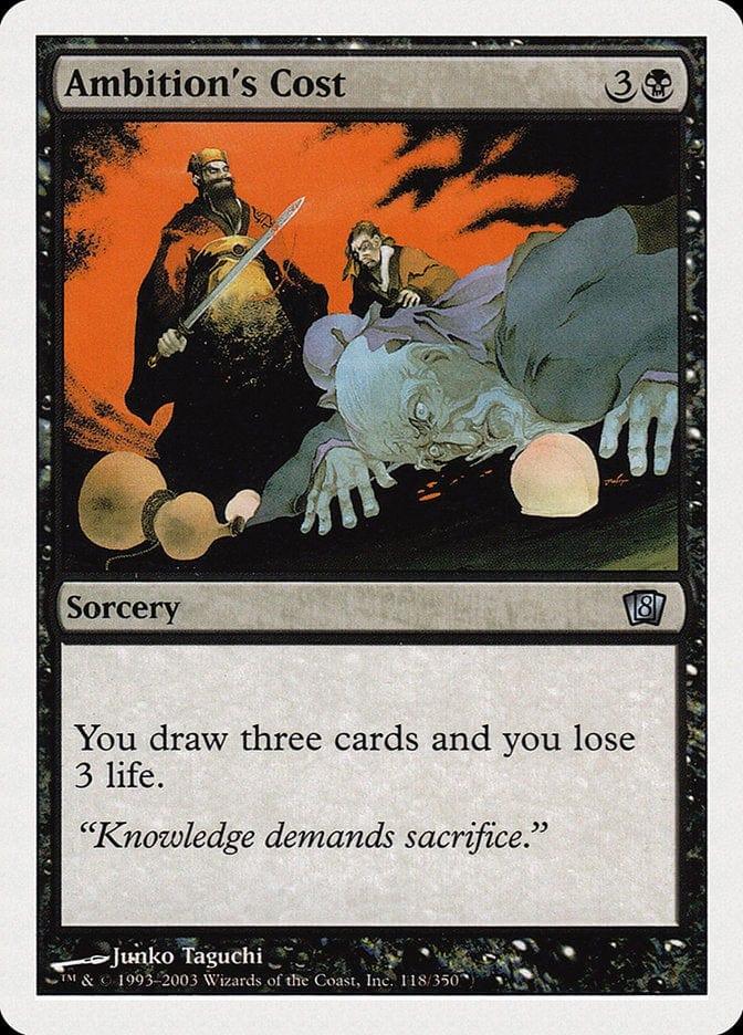 Magic: The Gathering MTG Single Ambition's Cost [Eighth Edition]