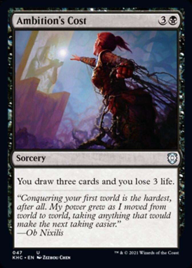 Magic: The Gathering MTG Single Ambition's Cost [Kaldheim Commander]