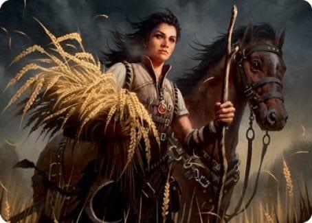 Magic: The Gathering MTG Single Ambitious Farmhand Art Card [Innistrad: Midnight Hunt Art Series]