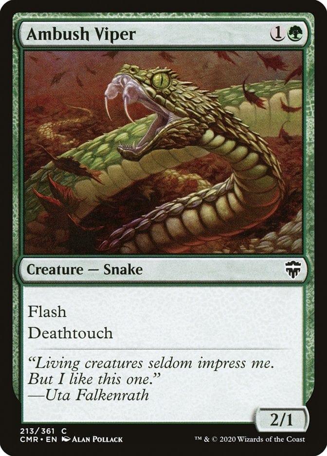 Magic: The Gathering MTG Single Ambush Viper [Commander Legends]
