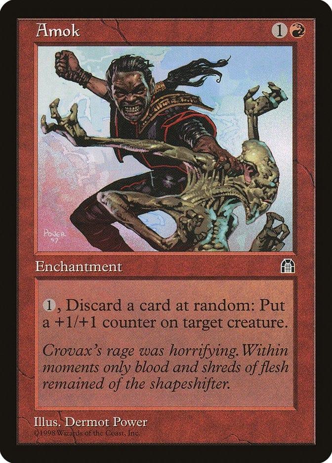 Magic: The Gathering MTG Single Amok [Stronghold]