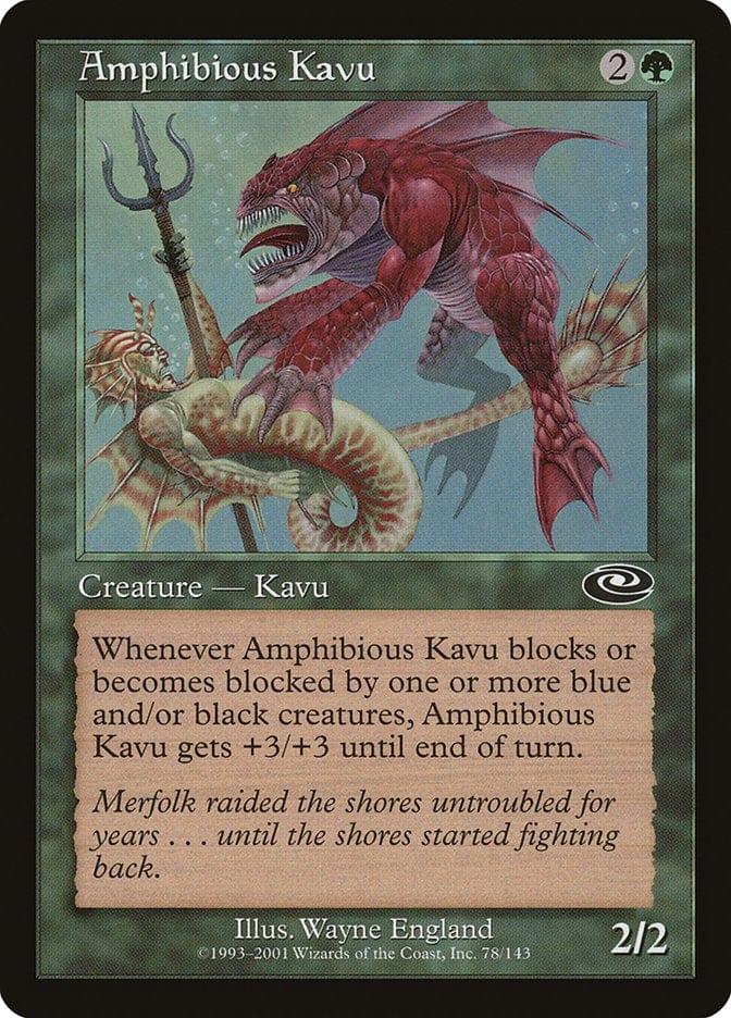 Magic: The Gathering MTG Single Amphibious Kavu [Planeshift]