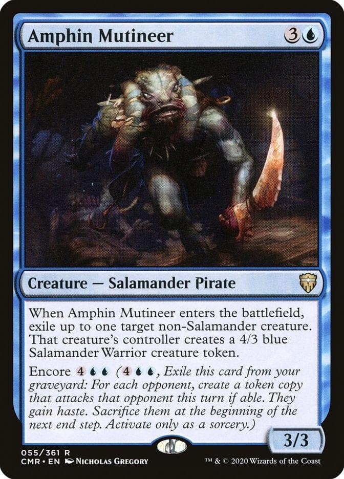 Magic: The Gathering MTG Single Amphin Mutineer [Commander Legends]