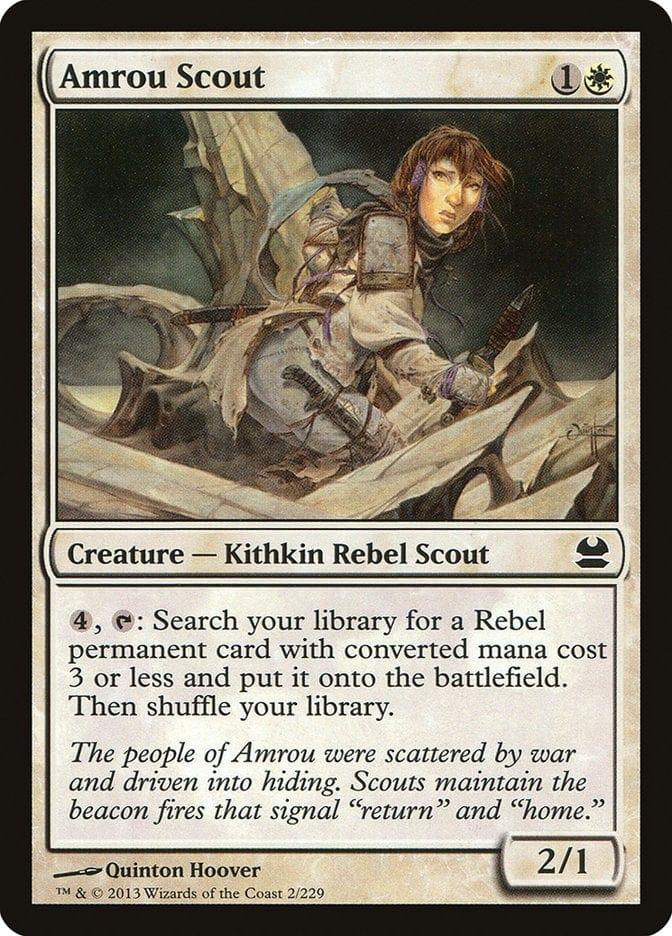 Magic: The Gathering MTG Single Amrou Scout [Modern Masters]