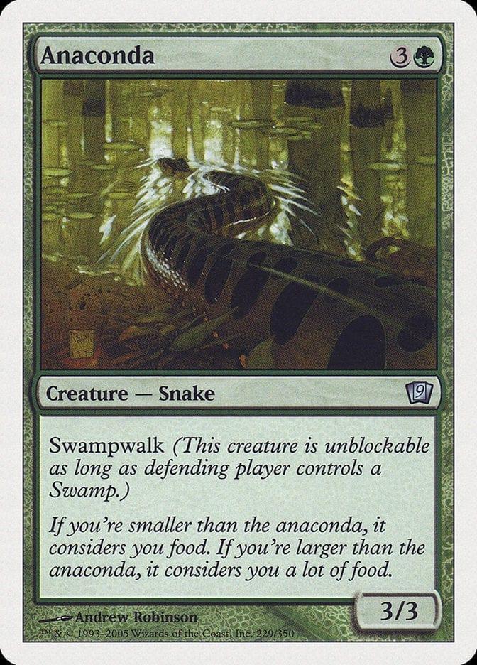 Magic: The Gathering MTG Single Anaconda [Ninth Edition]