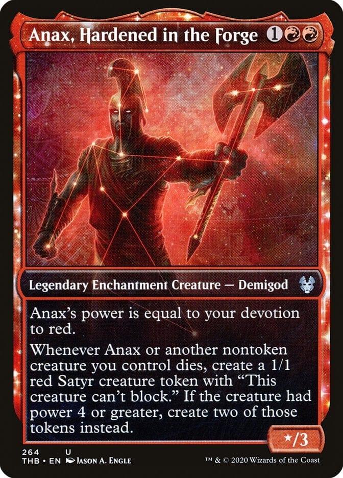Magic: The Gathering MTG Single Anax, Hardened in the Forge (Showcase) [Theros Beyond Death]