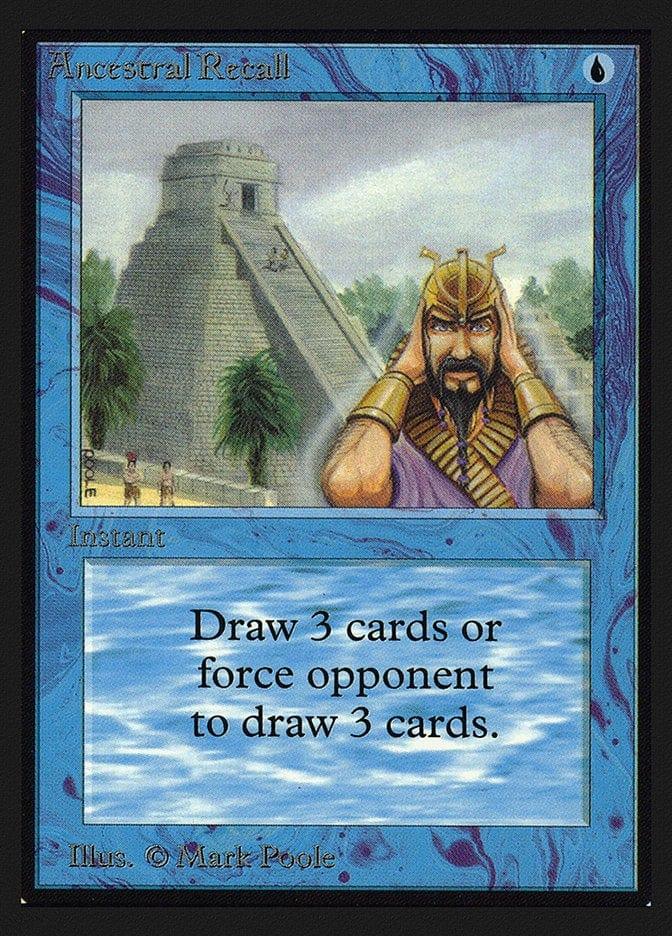Magic: The Gathering MTG Single Ancestral Recall [International Collectors’ Edition]
