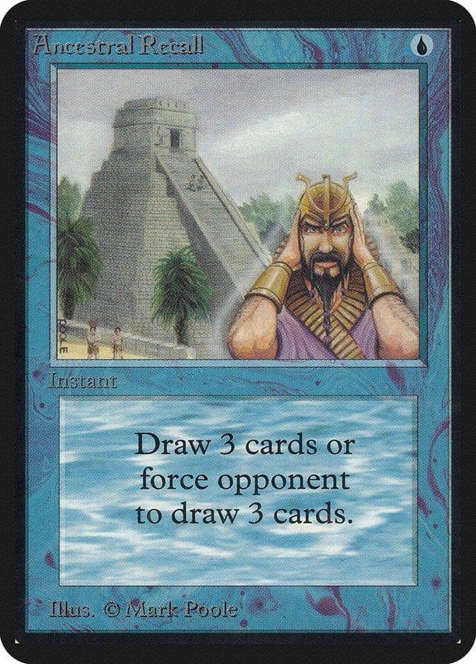 Magic: The Gathering MTG Single Ancestral Recall [Limited Edition Alpha]