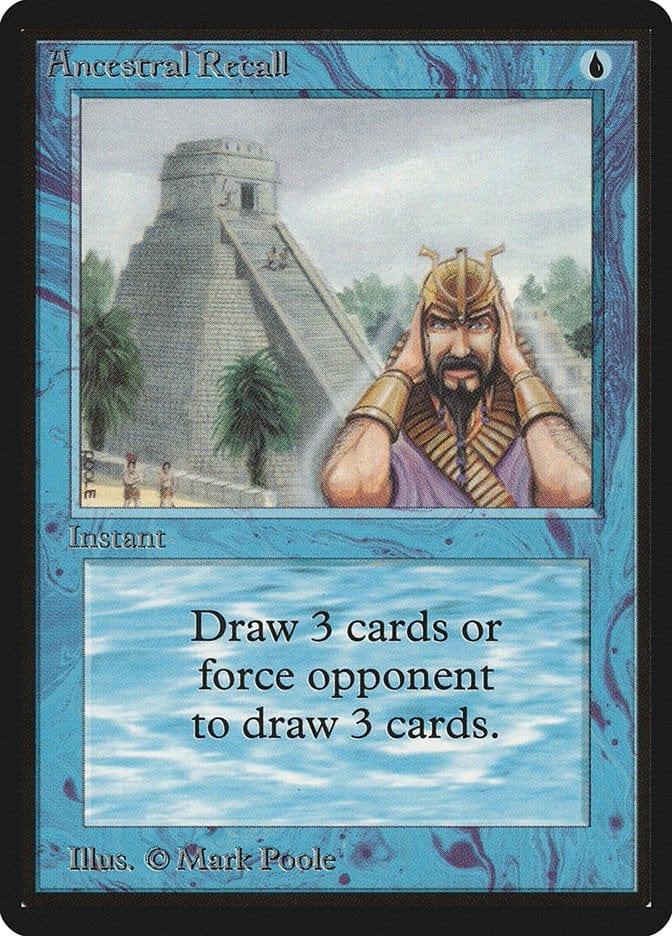 Magic: The Gathering MTG Single Ancestral Recall [Limited Edition Beta]