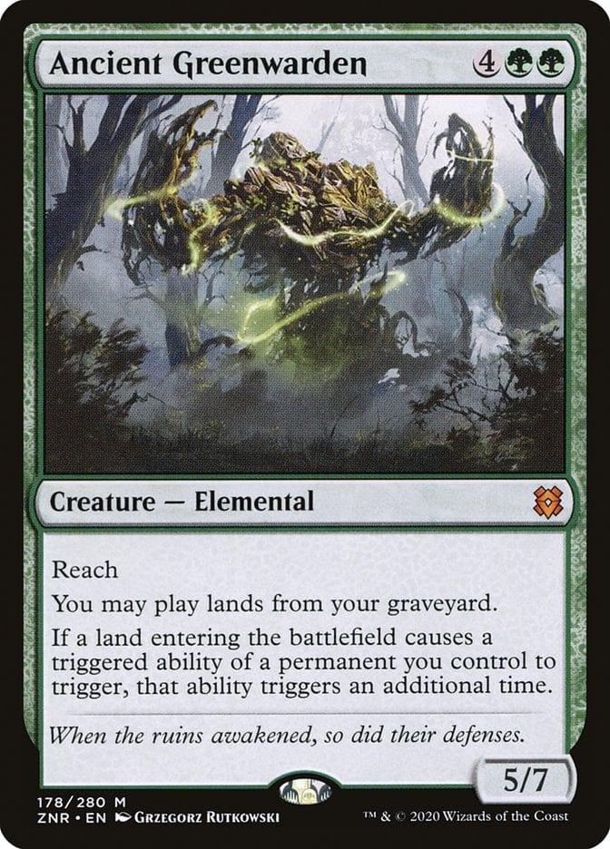 Magic: The Gathering MTG Single Ancient Greenwarden [Zendikar Rising]