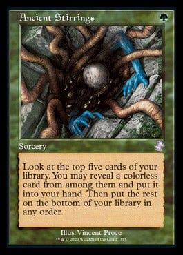 Magic: The Gathering MTG Single Ancient Stirrings (Timeshifted) [Time Spiral Remastered]