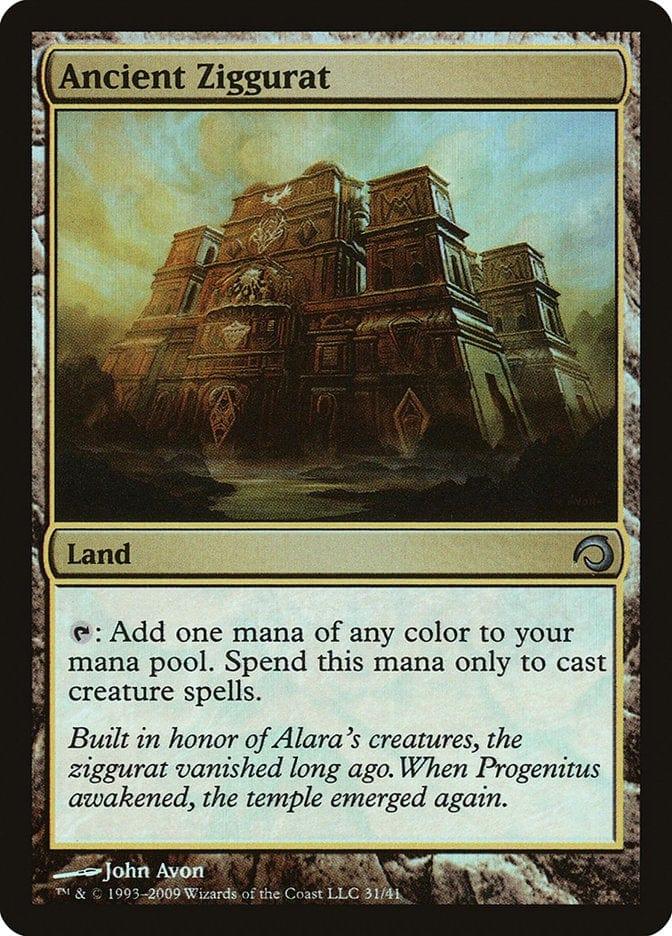 Magic: The Gathering MTG Single Ancient Ziggurat [Premium Deck Series: Slivers]