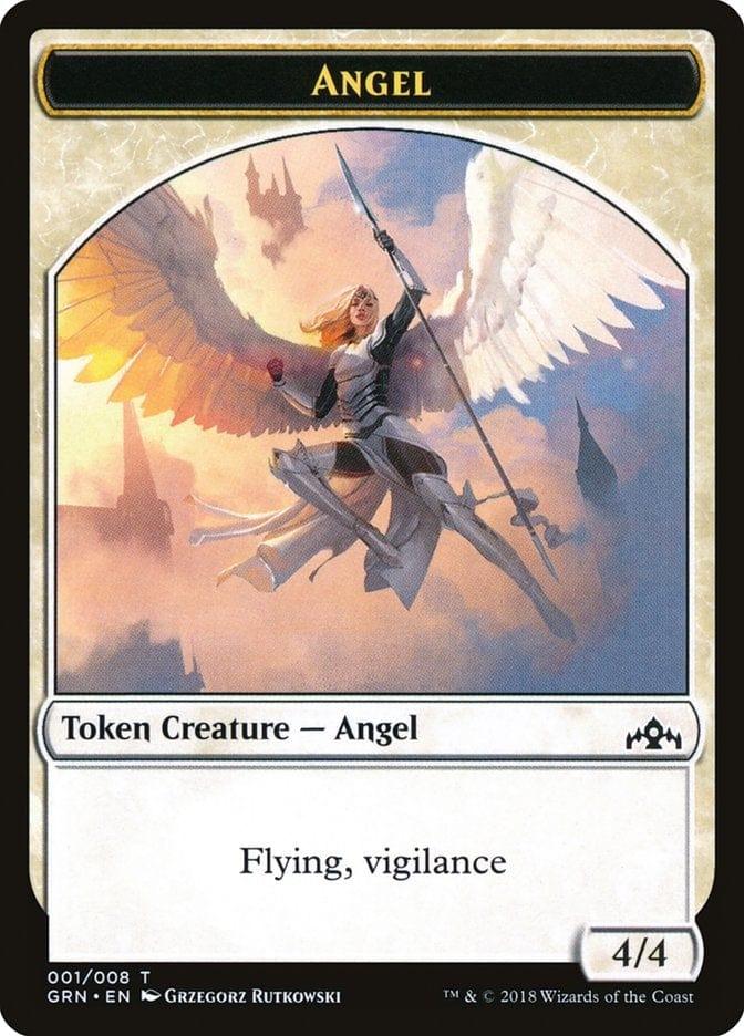 Magic: The Gathering MTG Single Angel [Guilds of Ravnica Tokens]