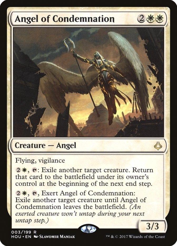 Magic: The Gathering MTG Single Angel of Condemnation [Hour of Devastation]