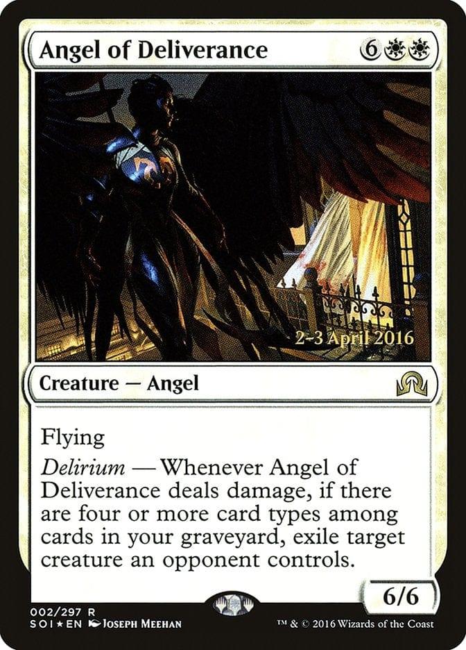 Magic: The Gathering MTG Single Angel of Deliverance [Shadows over Innistrad Prerelease Promos]