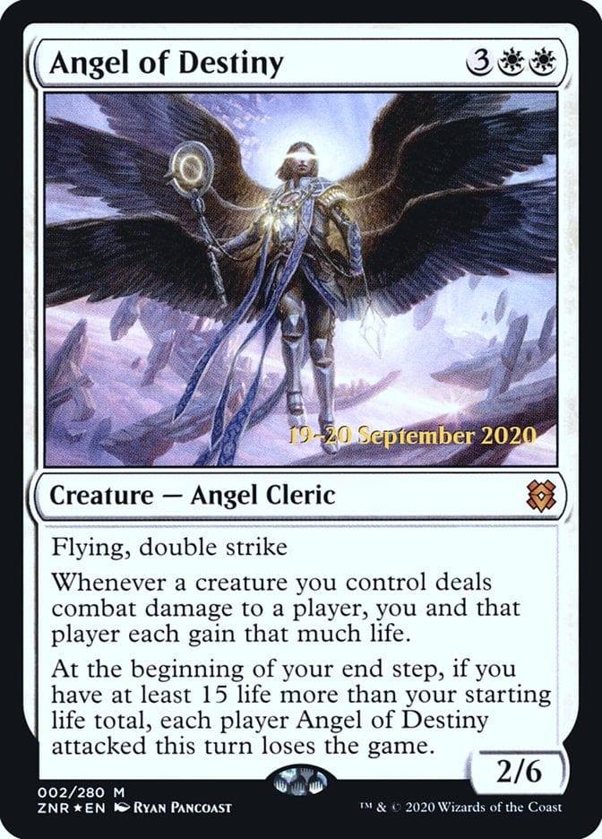 Magic: The Gathering MTG Single Angel of Destiny [Zendikar Rising Prerelease Promos]