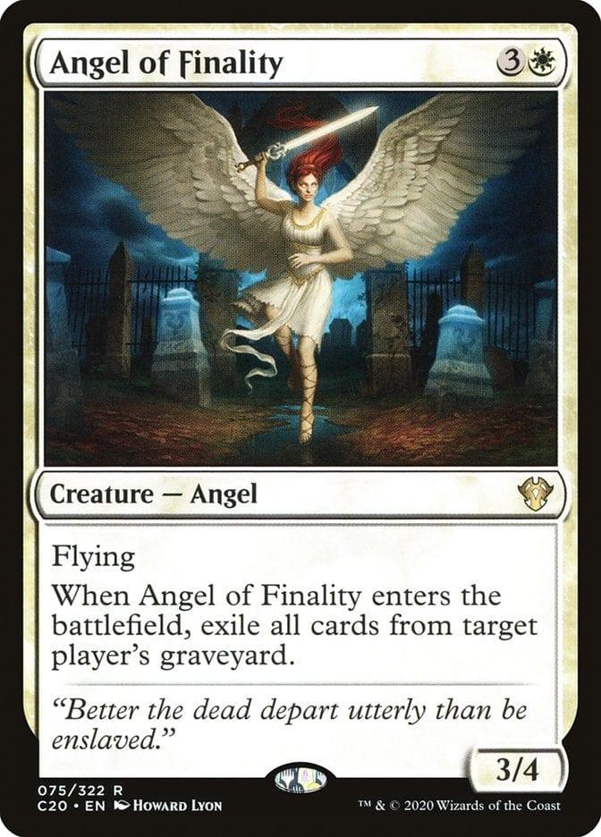 Magic: The Gathering MTG Single Angel of Finality [Commander 2020]