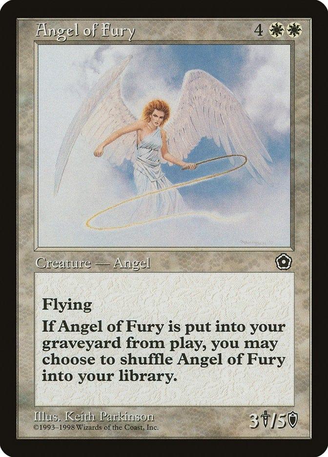 Magic: The Gathering MTG Single Angel of Fury [Portal Second Age]