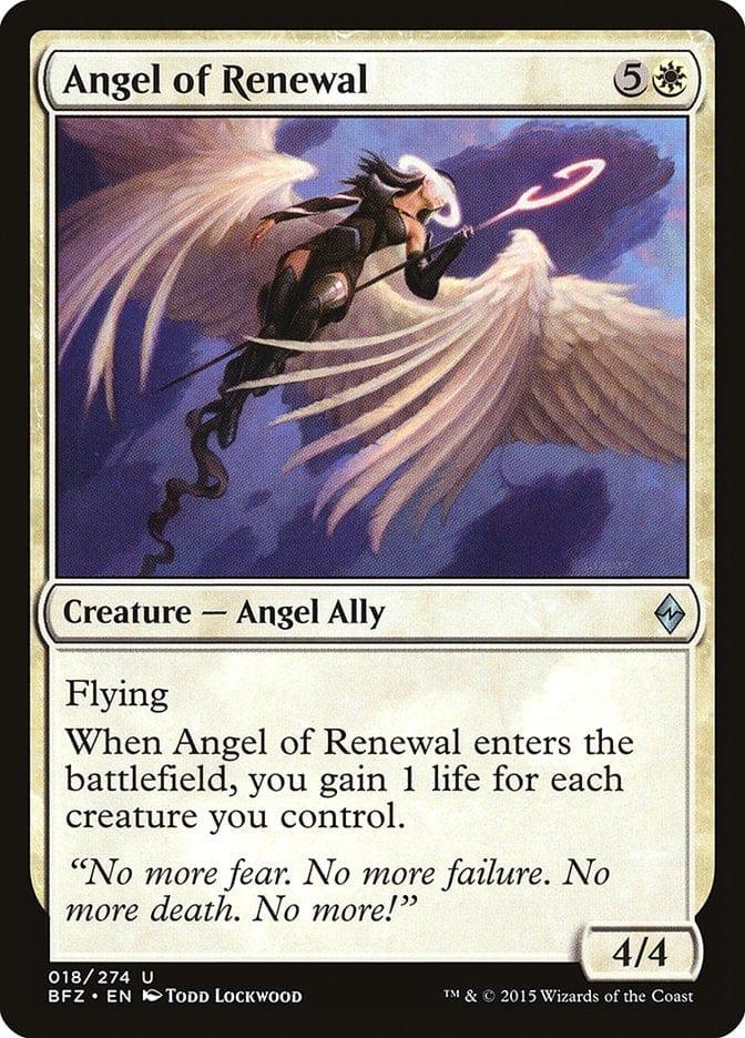 Magic: The Gathering MTG Single Angel of Renewal [Battle for Zendikar]